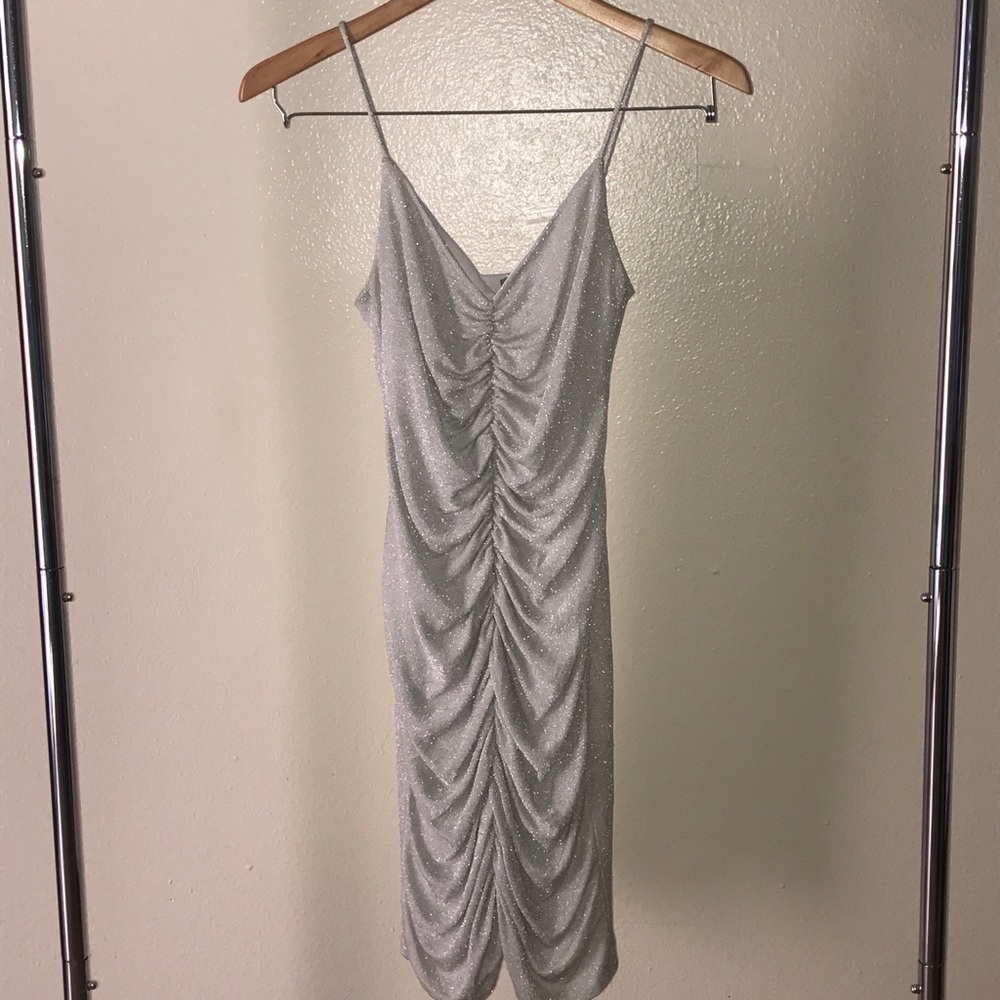 Vintage Silver sparkles Dress